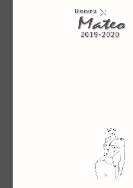 Imágen Portada Catálogo Bisutería Mateo 2019 - 2020