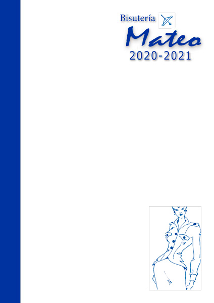 Imágen Portada Catálogo Bisutería Mateo 2020 - 2021