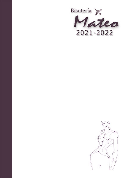 Imágen Portada Catálogo Bisutería Mateo 2021 - 2022